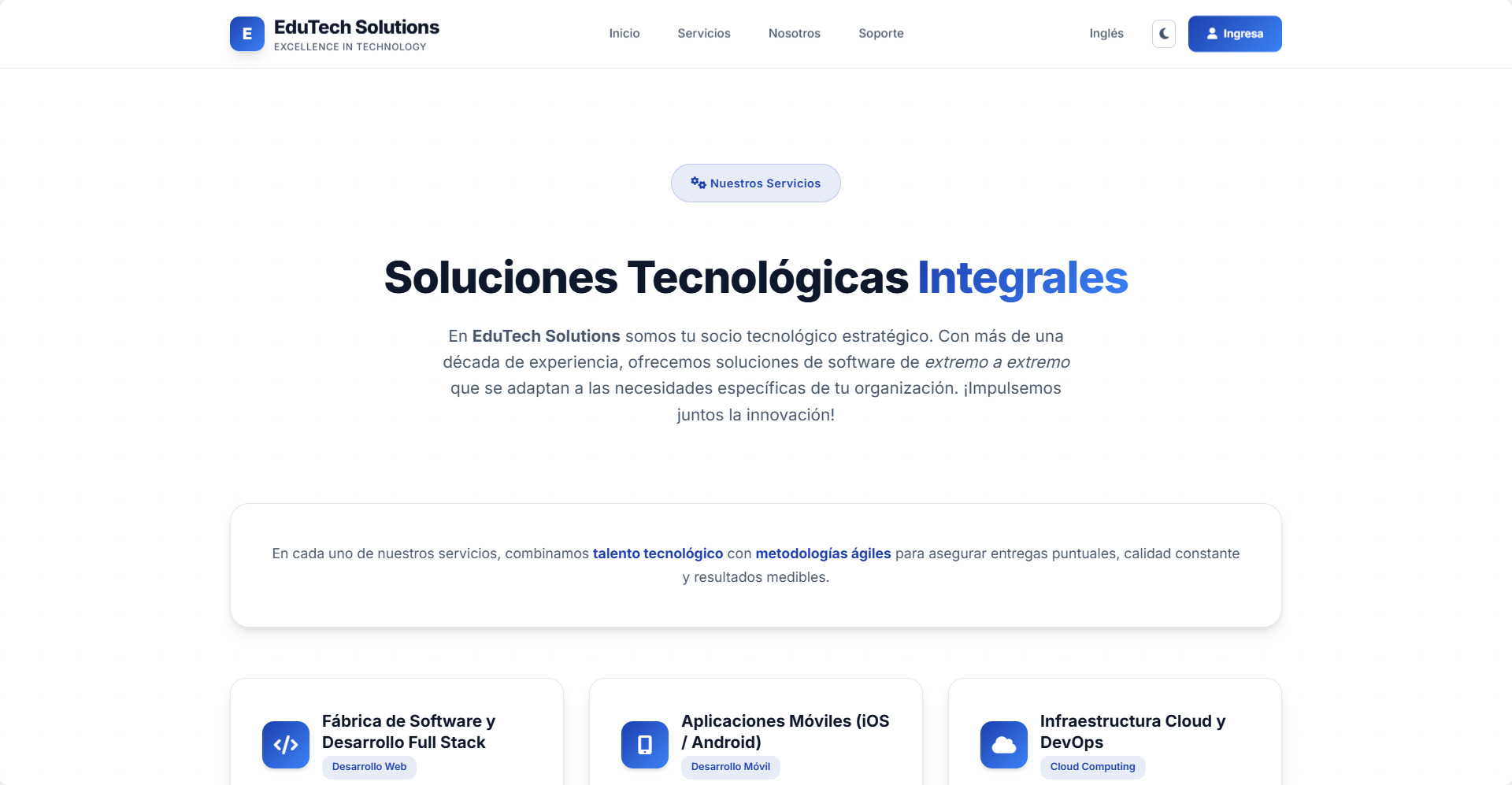 Servicios de Desarrollo de Software | Etech Solutions LLC